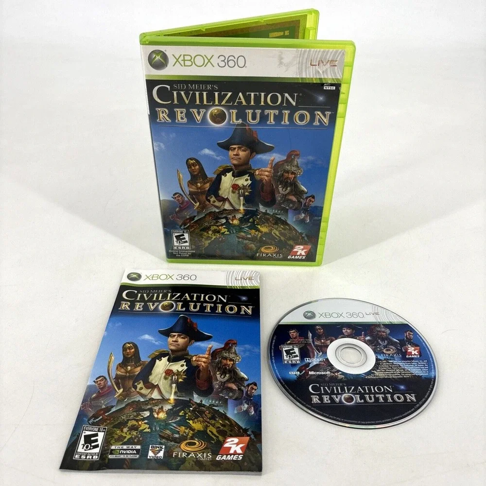 Sid Meier's Civilization Revolution (Microsoft Xbox 360, 2008) Complete‎ Tested